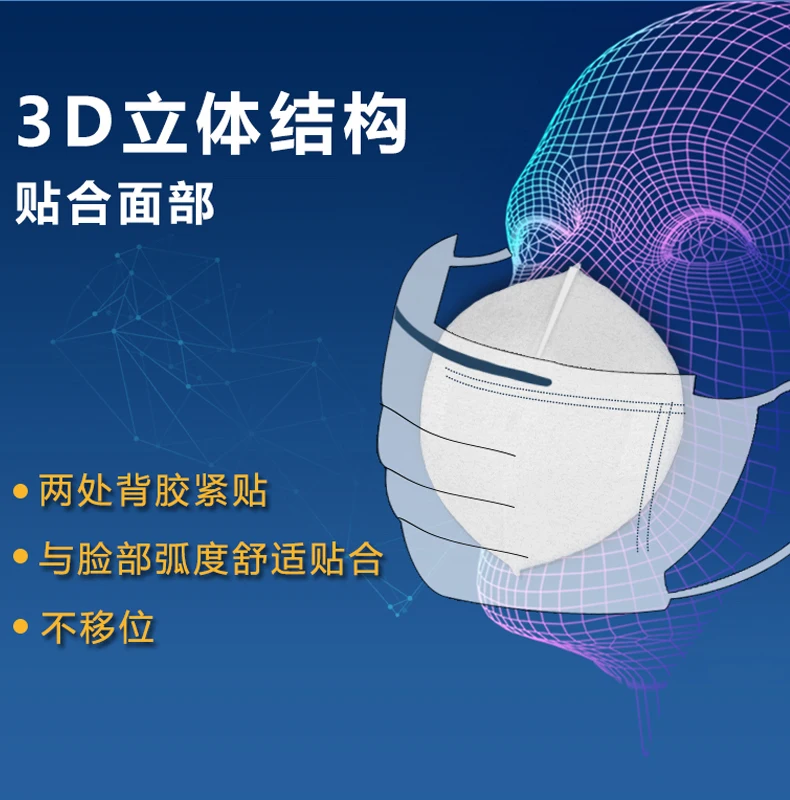 

Solid Color Mouth Masks Pad Non Woven Anti-Dust Surgical Medical Earloops Masks Pad