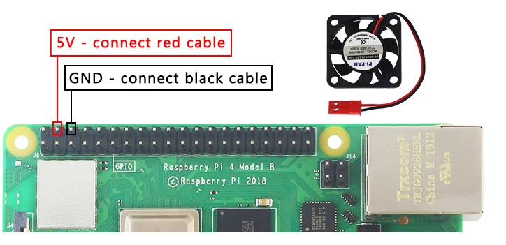 Raspberry Pi 4 вентилятор охлаждения 30x30 мм кулер вентилятор для акрилового ABS Чехол Поддержка Raspbery Pi 2 для Orange Pi для NesPi чехол