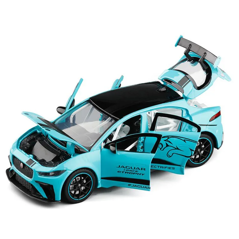 1/32 Ягуар I PACE чистый электрический спортивный автомобиль игрушечный литая модель