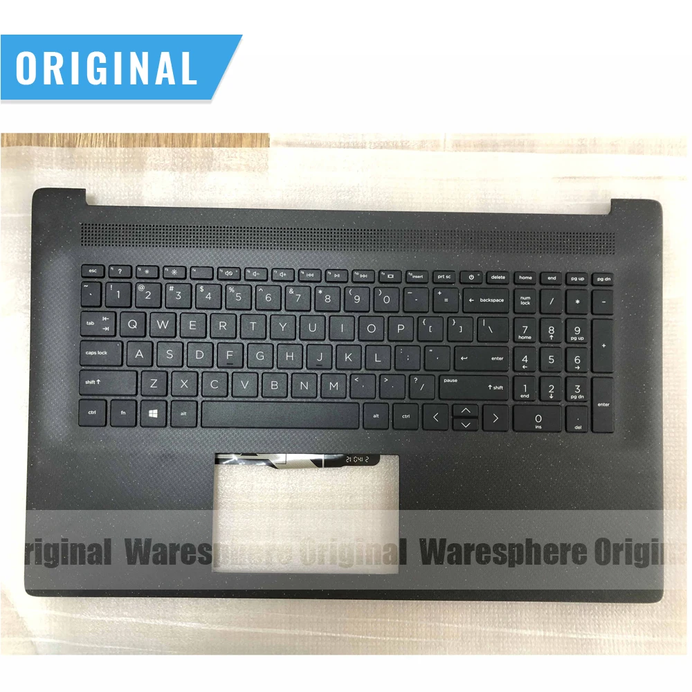 

Новый оригинальный Упор для рук для HP 17-CP 17-CN верхняя подсветка клавиатуры M50468-001 6070B1894801 черная