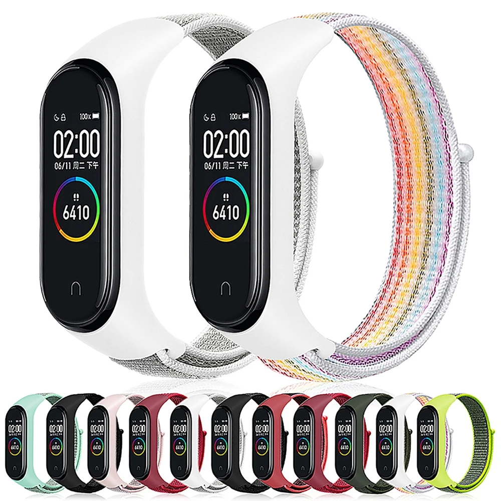 

Nylon Bracelet For Xiaomi Mi Band 4 3 Smart Watch Band Replacement Wrist Strap For for Xiaomi Bracelet Smart Accessory