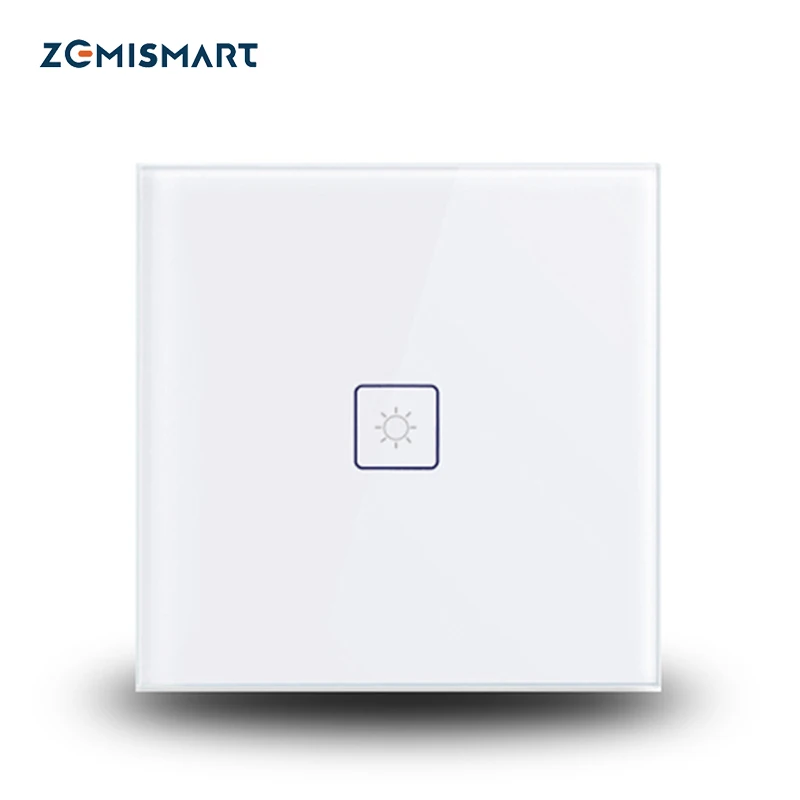 Zemismart ЕС Zigbee 3,0 переключатель для Smartthings Echo Plus 1 комплект настенный сенсорный светильник