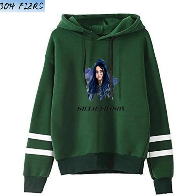 Billie Eilish, модная уличная одежда, толстовки, толстовка, повседневная, для мужчин, женщин, пуловер с капюшоном, с длинным рукавом, Спортивная, в стиле хип-хоп, толстовка, верхняя одежда