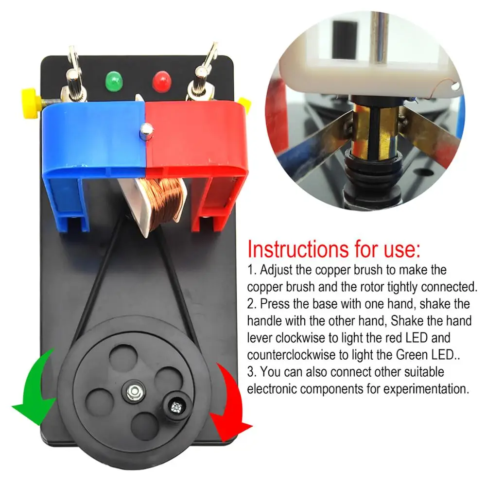 Electromagnetic Induction Experiment Electricity Generator Model Faraday Induction Experiment Physical School teaching instrumen - 4