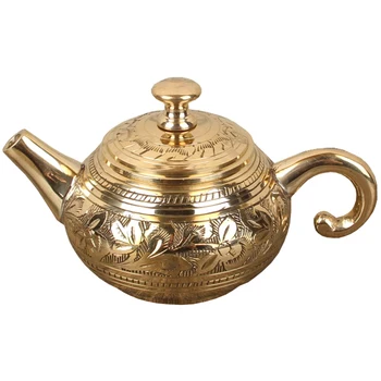 

Mini Kung Fu Teapot Imported Pure Copper Tea Set Pure Hand-Made Tea Maker Single Pot Home Hand Grab Small Teapot 150ml