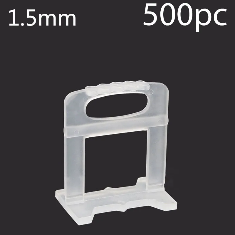 

500pcs 1.5mm Tile Leveling System Clip Kit Wall Floor Tiling Spacer Tool