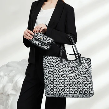 

2020 New Fashion Large Capacity Women's Shoulder Bags Leather Tote Bag High Quality Handbag Women Bag Ladies Purses Travel Totes