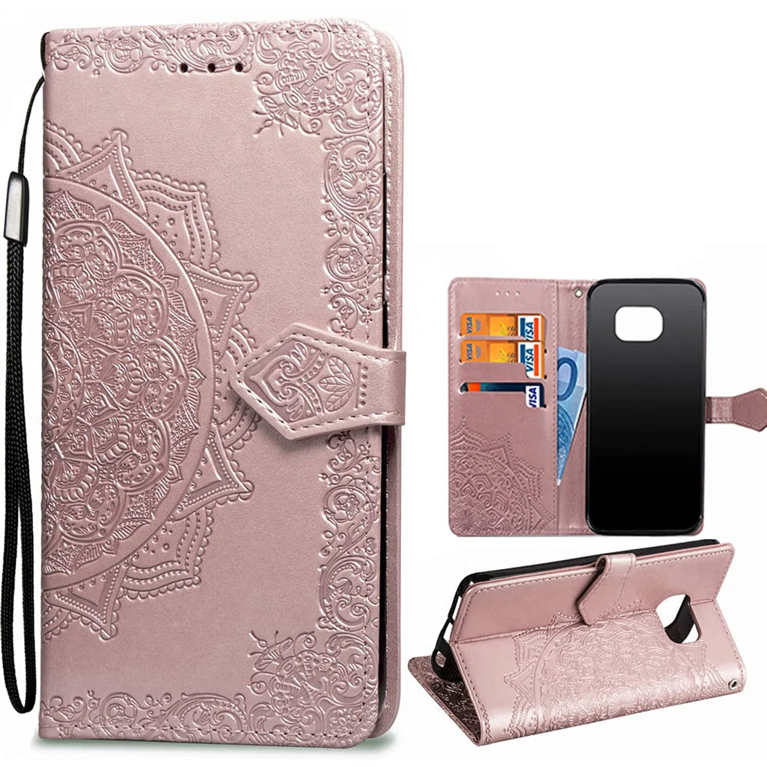 Funda de para Samsung Galaxy S6 Edge, carcasa con tapa, para tarjetas, accesorios Glaxay S6edge 6 s 6 S 6 edge - AliExpress y telecomunicaciones