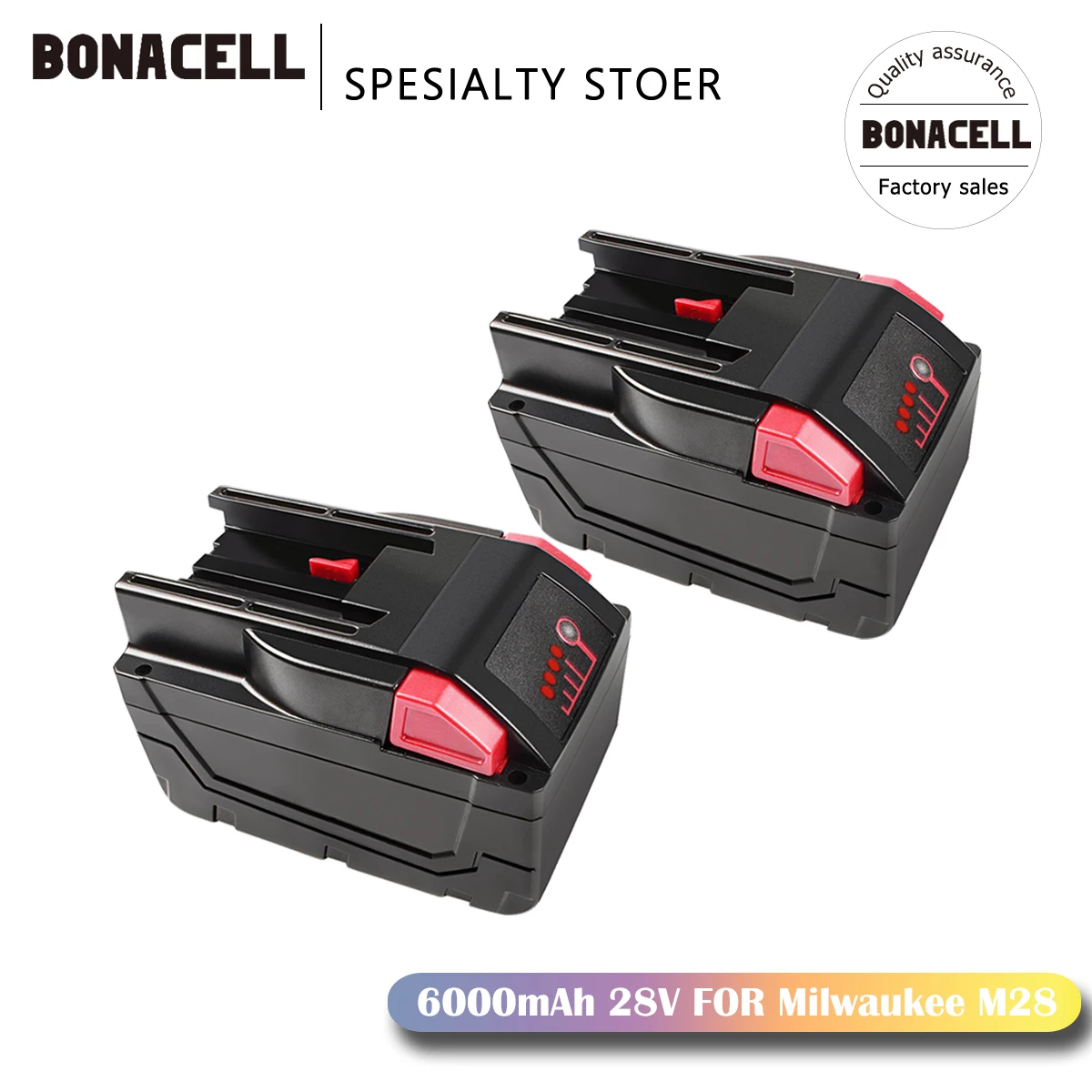 Литий-ионный аккумулятор Bonacell для Milwaukee 28 в 2830 Ач M28 48-11-0730 | Электроника