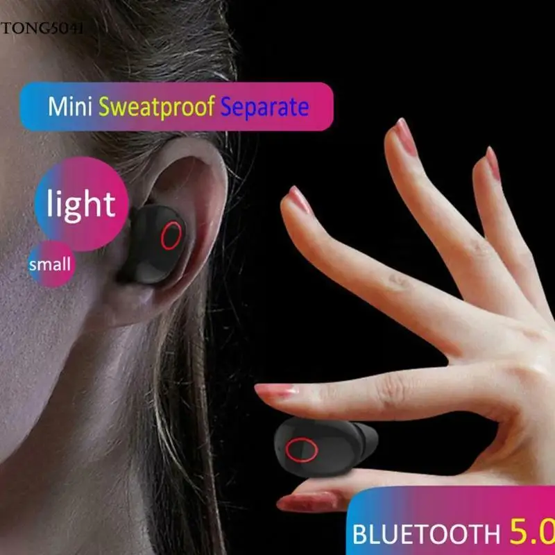 T13 TWS Bluetooth наушники Беспроводная гарнитура легкая держать в сумке карман в любое время шумоподавление вкладыши с зарядным устройством