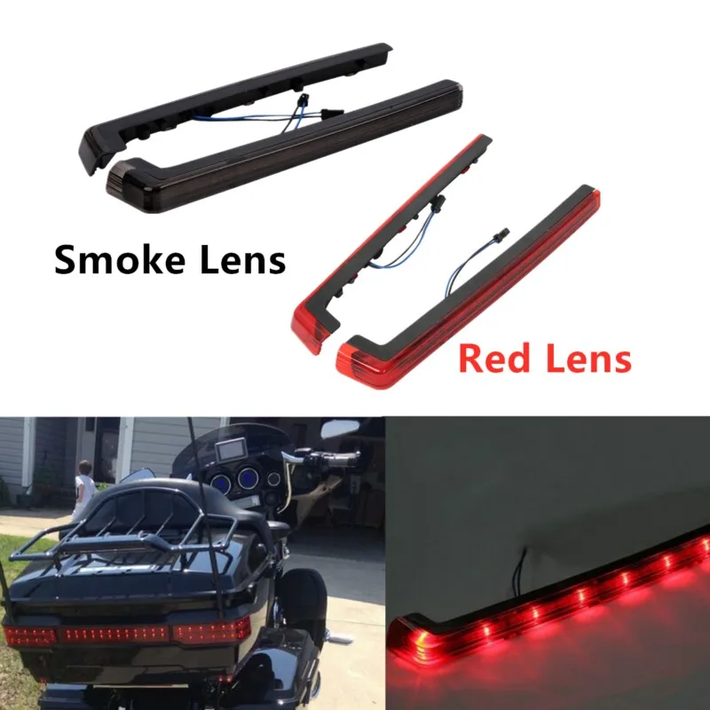 

Motorcycle Pack Accent Side Marker Panel LED Light For Harley Tour Pak Touring 2006-2022
