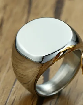 Silver Color Ring Модные мужские кольца из нержавеющей стали черного, золотого, серебряного цвета для мальчиков, мужские кольца дружбы, ювелирные изделия, аксессуары, кольцо для мужчин - Цвет основного камня: Silver Color Ring