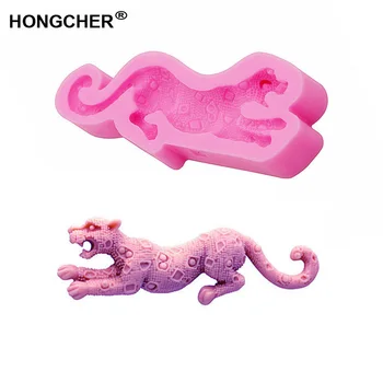 

Leopard Pendant Keychain Fudge Silicone Mold, Chocolate Mold, Cake Dessert Decoration Mold, Kitchen Baking Accessories,Cake Mold