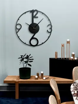 

Creative Luxury Nordic Wall Clock Modern Design Living Room Decoration Minimalistic Large Decorative Relojes Home Decor Bb50