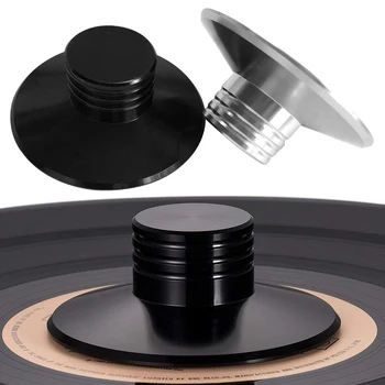 

Easy Apply Record LP Vinyl Turntable Disc Stabilizer Professional Player Balanced Aluminum HIFI Weight Clamp Durable Ergonomic