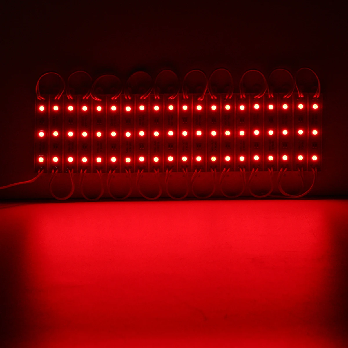 80PCS 5 Colors SMD5050 LED Module Store Strip Light Front Window Lamp + Power Supply + Remote DC12V