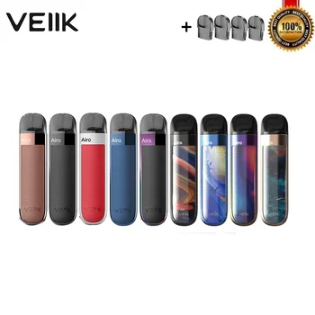 

Original VEIIK Airo Pod 5000mAh Starter Kit Portable 2ml Vape Pod with 1.2ohm Coil Vaporizer Cartridge VS Justfog Shanlaan Kit