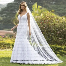 Robe mariage корт пышное свадебное платье со шлейфом Vestido de Noiva платье невесты сексуальное кружевное с рыбьим хвостом свадебное платье Vestido De Noiva Sereia