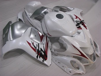 

HAYABUSA 08 09 Plastic Fairings GSX R1300 2011 Fairing Kits Gsx 1300R 2008 - 2014 Fairing White Silver Red