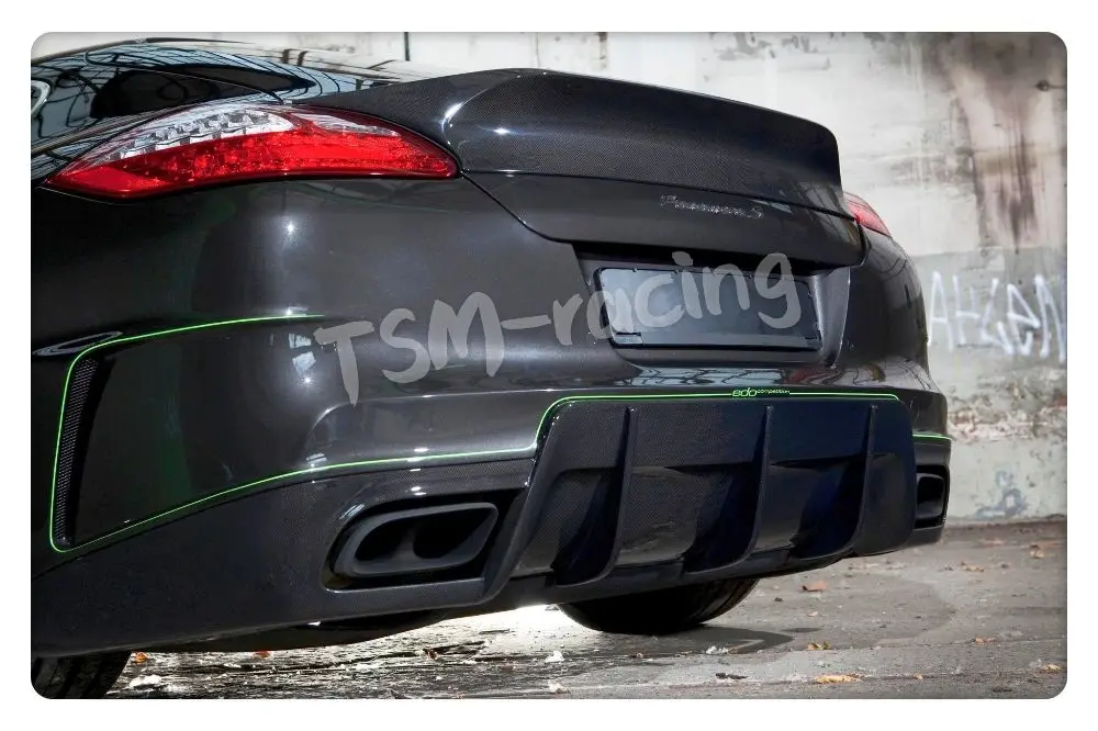 Углеродное волокно CRA заднее крыло багажника выступ Спойлеры для Porsche Panamera 970 971 2009-2013
