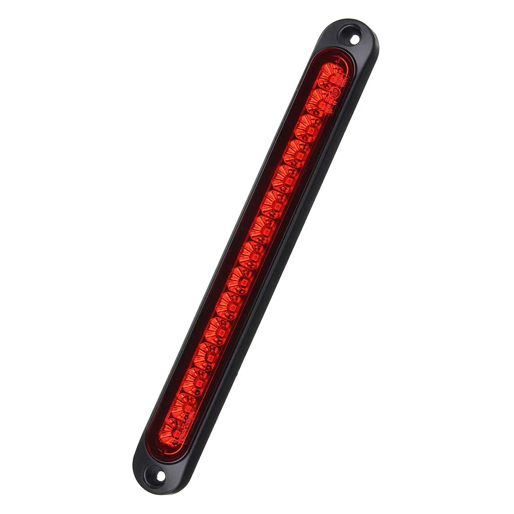 

New Car LED Rear Tail Light Stop Brake Lamp for Automobiles Bus Truck Trailer 10-30V Red Yellow White