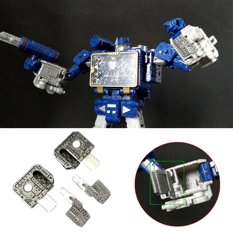 4 Pcs 3D Print SL-51 Upgrade Kit Accessories for Soundwave Siege Voyager Class WWO66