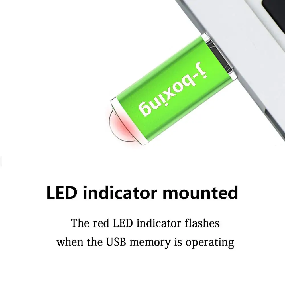 J-бокс USB флэш-памяти прямоугольная Флешка флеш-накопитель с Кепки USB 2,0 ручки флэш-память 1 Гб 2 ГБ 4 ГБ 8 ГБ 16 ГБ оперативной памяти, 32 Гб встроенной памяти для ПК Многоцветный 5 шт./упак