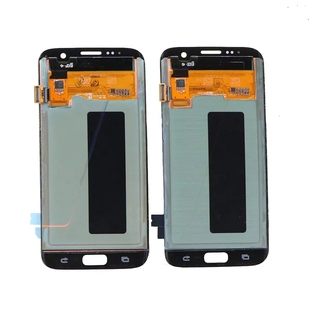 5,5 '' AMOLED Красный ЖК-экран для samsung Galaxy S7 Edge G935F G935FD, дигитайзер в сборе с рамкой