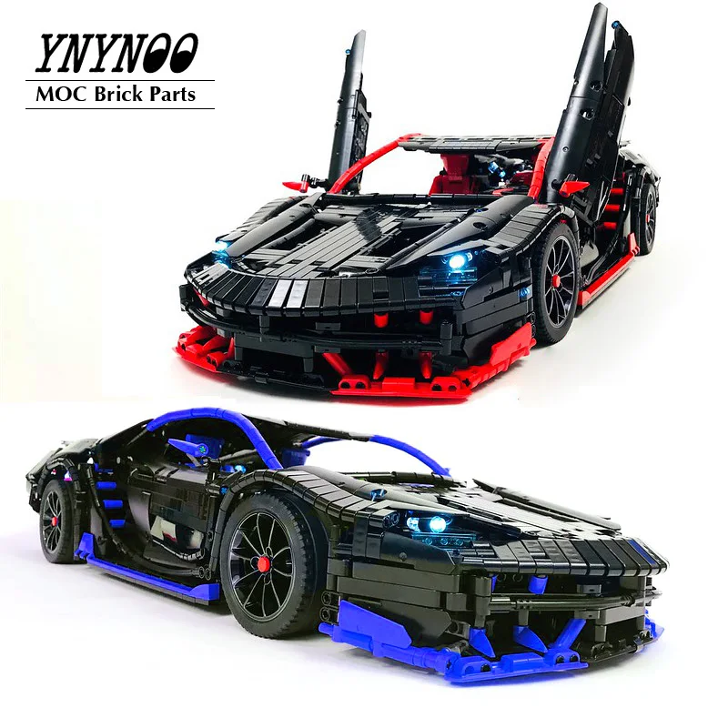 NEW Technical MOC RC Sports Cars Lambor Roadster Centenario Power Functions Building Blocks DIY Assembel Models Toys Gifts | Игрушки и