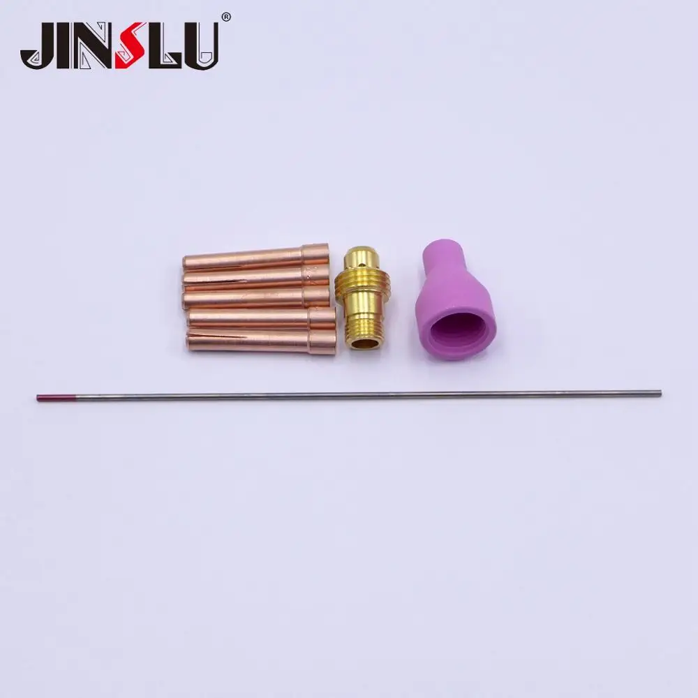 

Nozzle Collect Body Red Tungsten Electrode QQ150 QQ-150 QQ-150A TIG Welding Torch Part Kit TIG Welding Machine Welder 150A