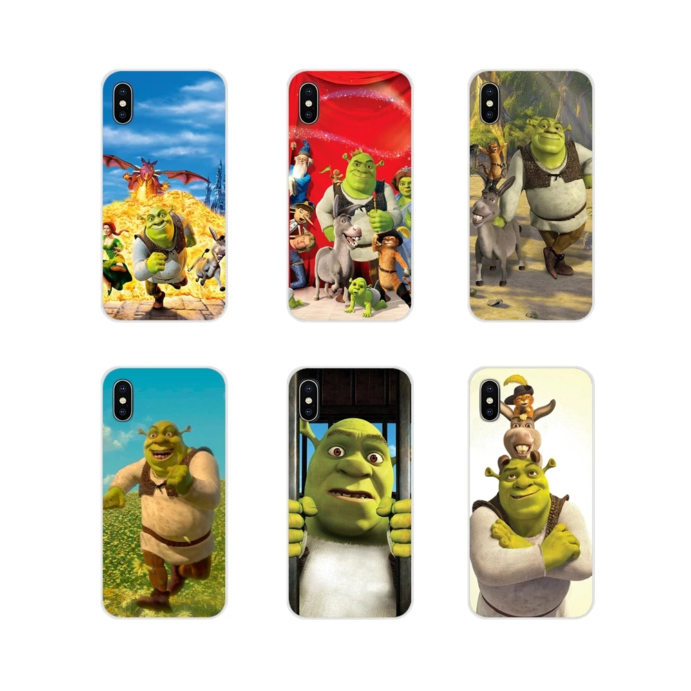 Аксессуары чехлы для телефонов Samsung Galaxy S2 S3 S4 S5 Mini S6 S7 Edge S8 S9 S10E Lite Plus Shrek | Мобильные