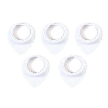 

Bibs DIY Baby Toy Paintable DIY White Bibs Baby Bibs For Boys Girls Drool Bibs Solid Color