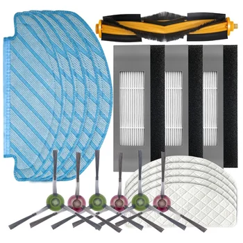

20Pcs Filter Brush Mop Cloth Set for Ecovacs Deebot Ozmo T8 Vacuum Cleaner Parts Brushes Filter Accessories