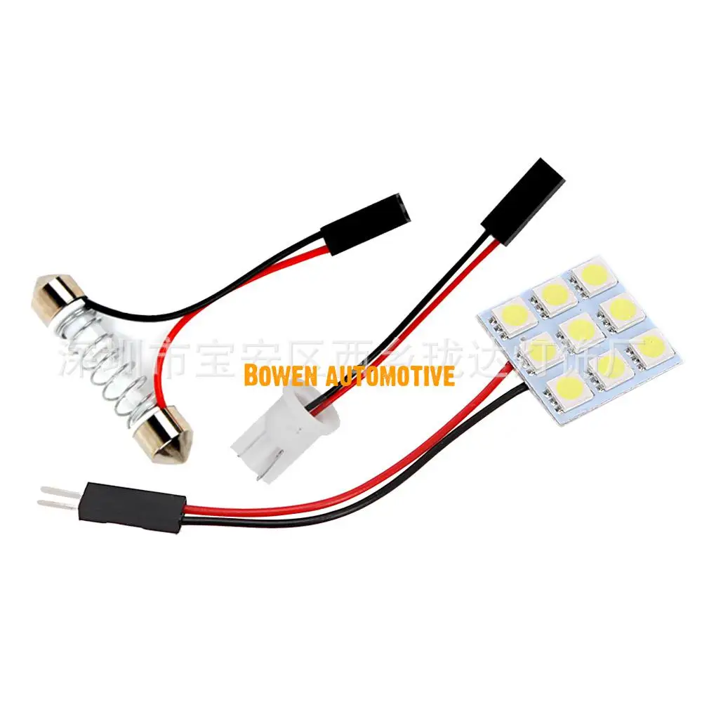 

2 шт., автомобильная светодиодная лампа для чтения 5050 9SMD