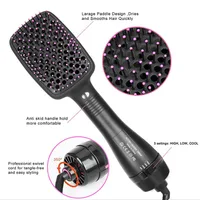 New Upgraded 3-IN-1 Hair Dryer Brush Electric Straight   One-Step   And Styler for Straightening Ion Blowdryer 2