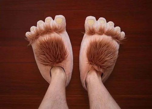 

Furry Adventure Slippers Hobbit Slipper Big Feet Sulley Slipper Savage Slipper