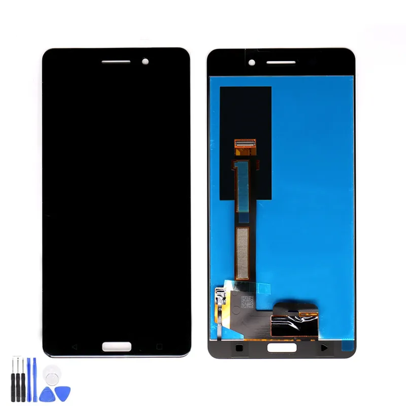 5 &quotlcd для NOKIA 6 lcd сенсорный экран дигитайзер TA 1000 1003 1021 1025 1033 дисплей Бесплатная