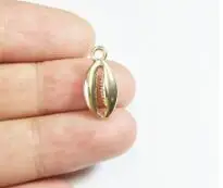 Eruifa 20 шт. 12 мм очень красивый блестящий сплав оболочки ожерелья оптом, серьги браслет ювелирные изделия DIY ручной работы 2 цвета, L& N бесплатно - Окраска металла: 18K gold
