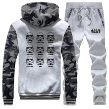 *#Best Price Star Wars Winter Men Hoodie Sweatshirts+Trousers Suit Hip Hop Funny Print Hoodies Mens Jacket+Pants 2 Piece Sets Warm Coat Sets *#Best Price Star Wars Winter Men Hoodie Sweatshirts+Trousers Suit Hip Hop Funny Print Hoodies Mens Jacket+Pants 2 Piece Sets Warm Coat Sets