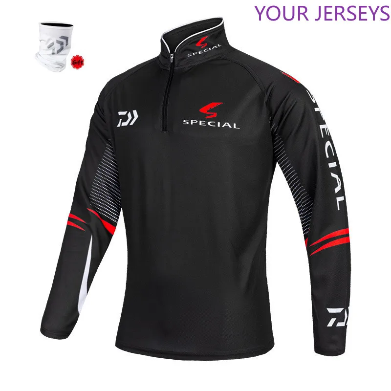 

Men Fishing Clothings Windproof Zipper Jacket Anti-Mosquito Coat Fishing Jersey Running Riding Fishing Clothes With Free Gift 10