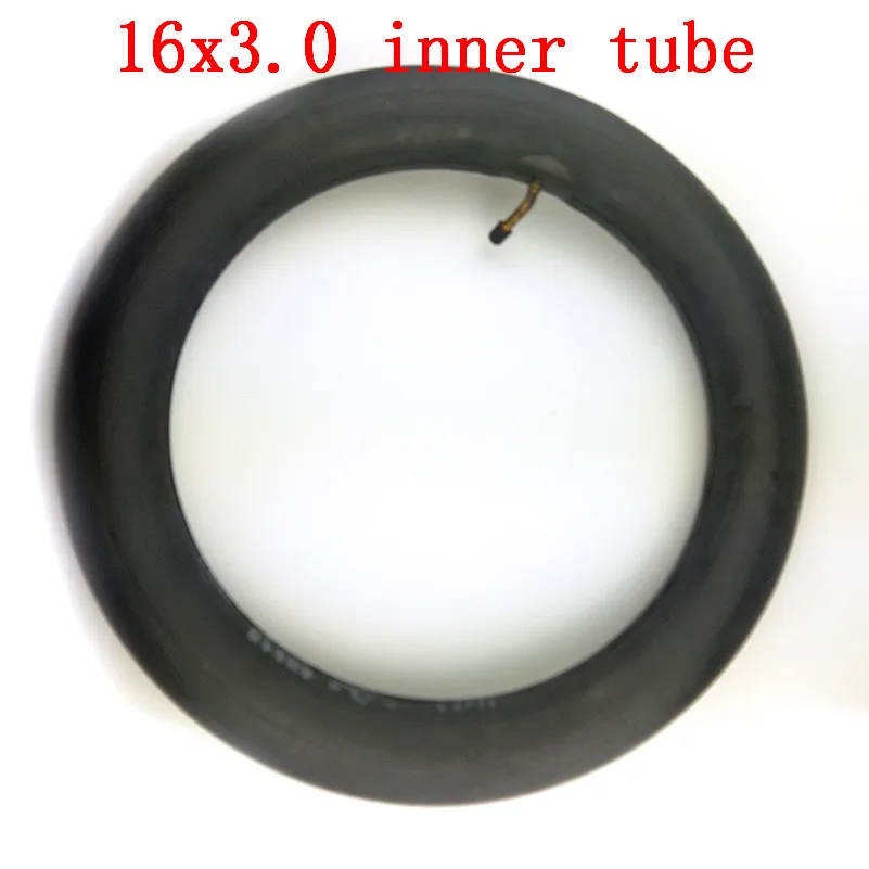 16X3.0 Inner Tube Tire Tyre Wheel Bent Valve Stem Replacement Electric Scooter 