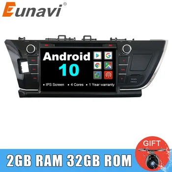 

Eunavi 9 inch 2 Din Android 10 Car DVD for Toyota Corolla 2013 2014 radio multimedia 2din GPS IPS touch screen 1024*600 Stereo