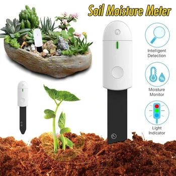 

Waterproof Compact Indicator Light Soil Hygrometer Humidity Plants Flowers Moist Testing Instrument Soil Moisture Sensor Monitor