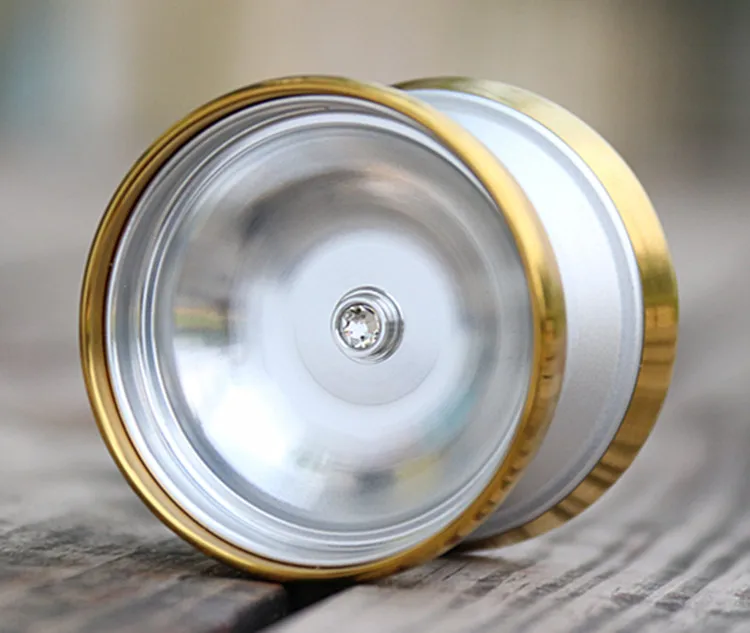 sliver AHL YOYO толпа-деньги yoyo металлическое кольцо соревнование Профессиональный yoyo для 1A 3A 5A - Цвет: sliver