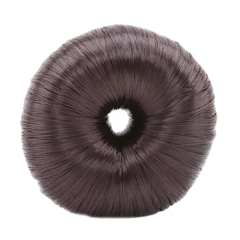 

7cm Diam Magic Hair Updo Maker Brides Styling Tools Accessories Women Ponytail Donut Hair Bun Ring Elastic Sponge Wrap Holder