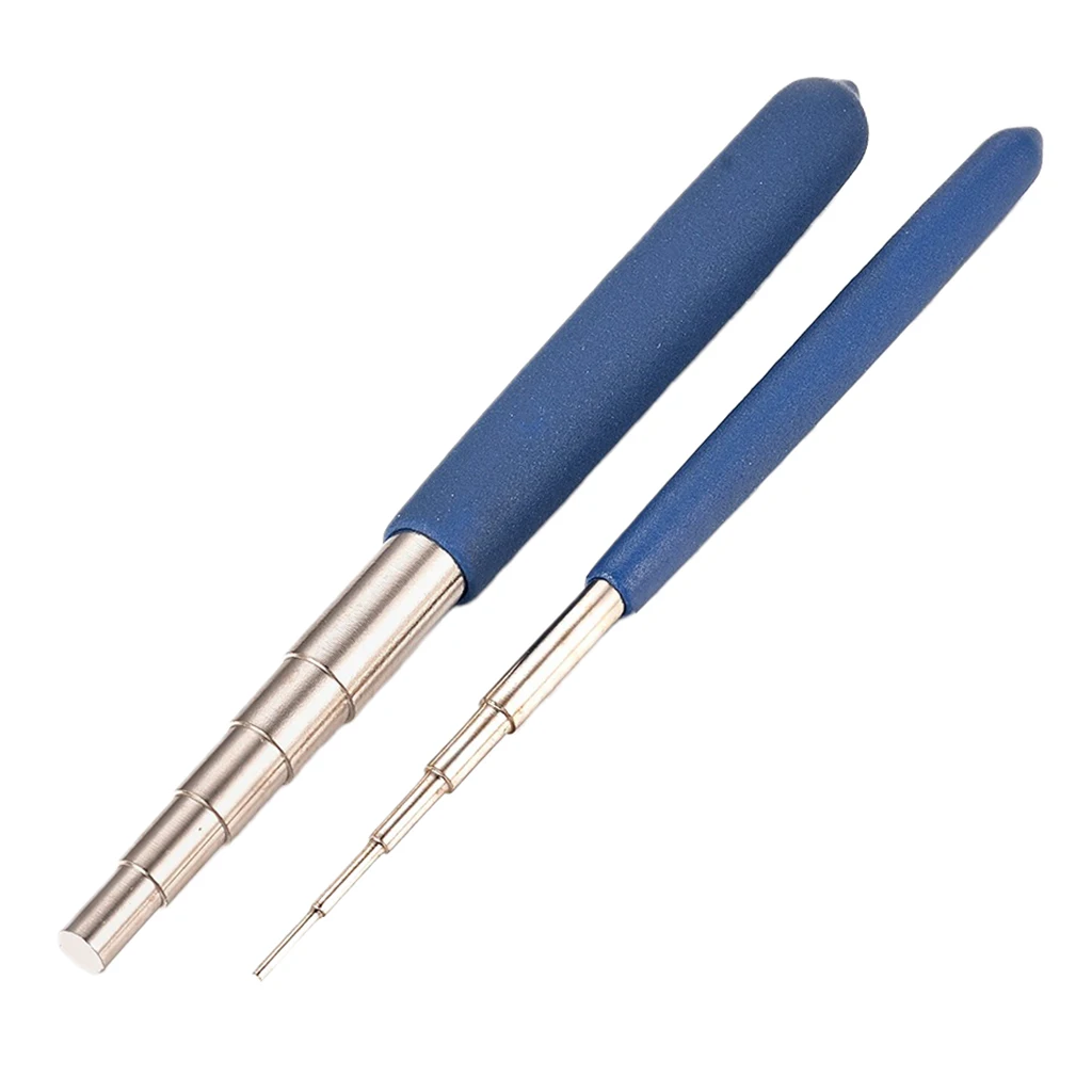 2pcs Chrome Plated Micro Coil Builder 14cm Length Wire Winding Wrapping Coiling Sticks Rods 1.5-10mm