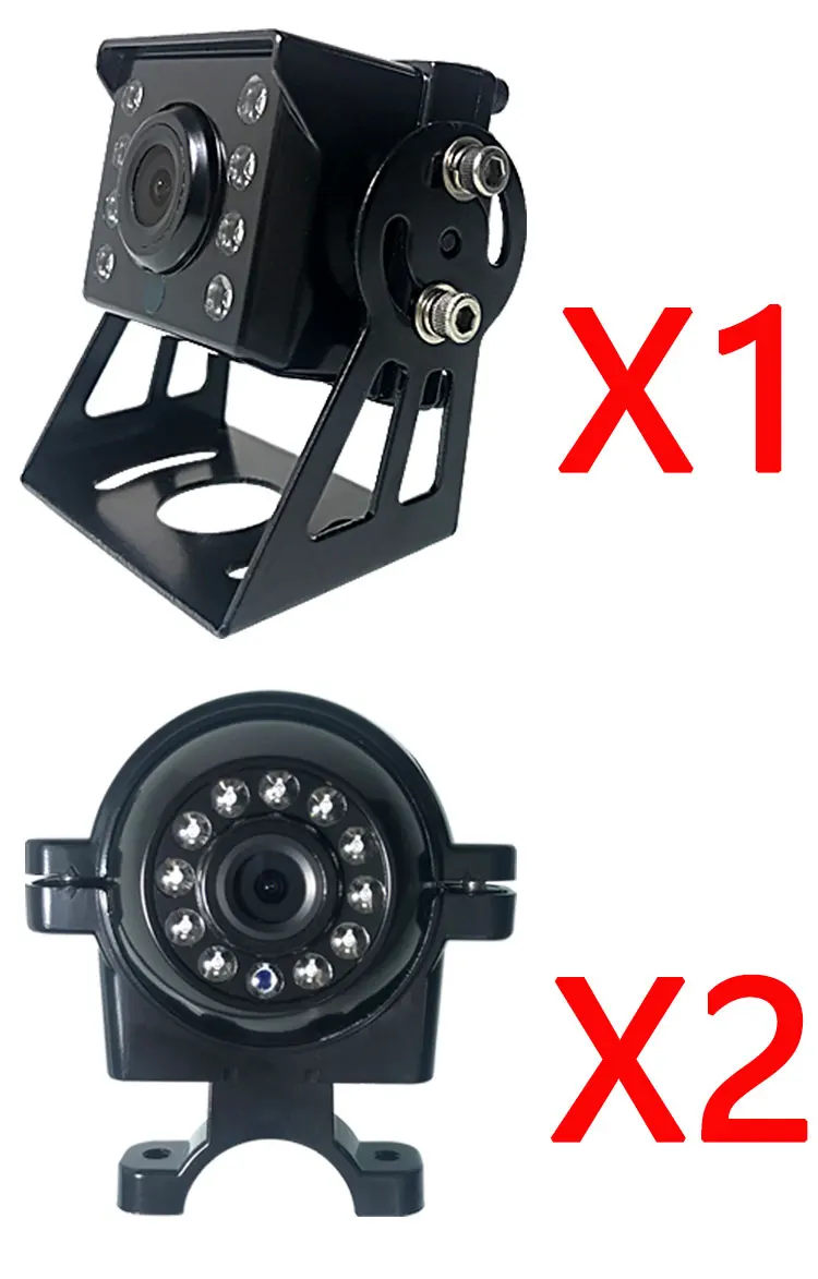 Multi-linguagem de Monitoramento Independente de Vídeo Móvel de Plástico Hyfmdvr 720p 3 Polegada Hemisfério Terno 4ch H.264 Dvr Ahd 11 Cheap Câmera multiângulo automotiva