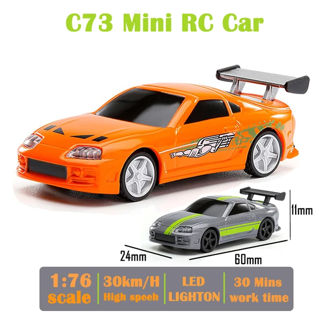 Turbo Racing 1:76 C72/C73 Mini Full Proportional RTR Kit RC Sport Car P21  FHSS 2.4GHZ 4CH Remote Controller Indoor Toy Gift