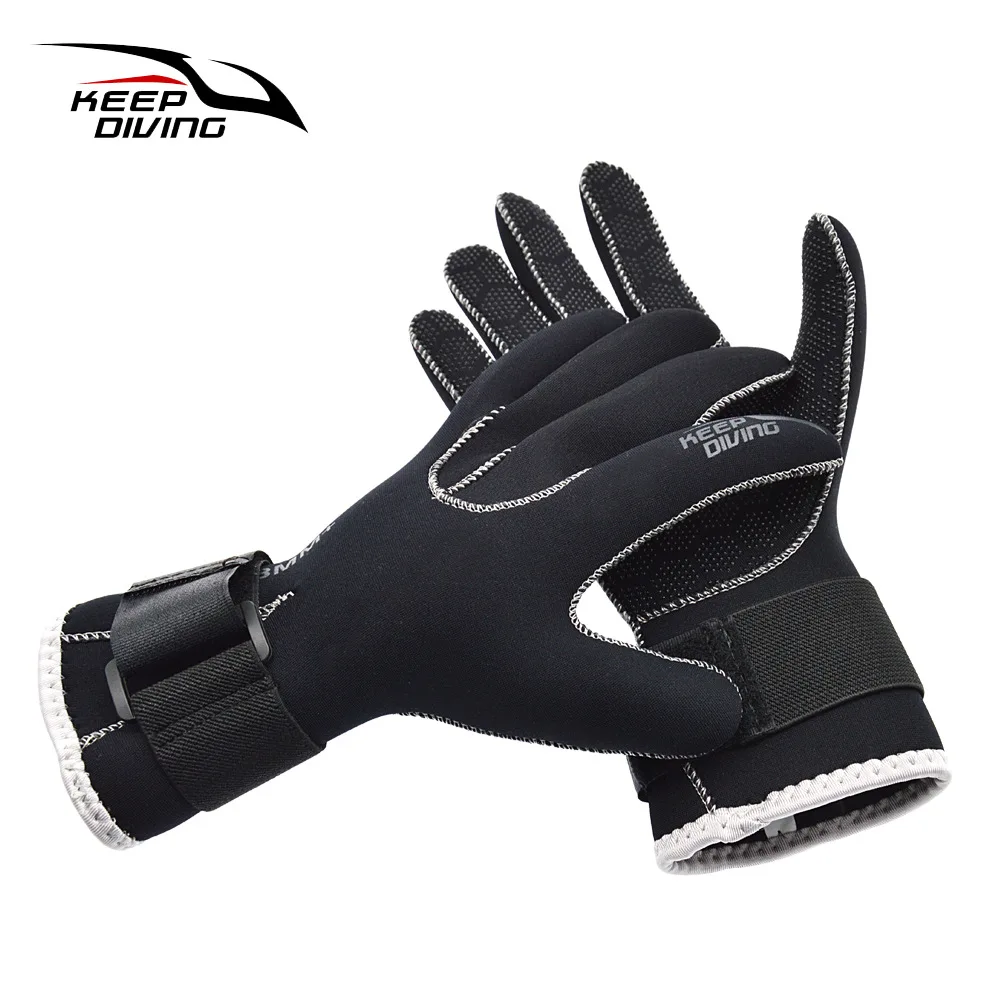 

3MM Neoprene Spearfishing Scuba Diving Gloves Winter Keep Warm Swimming Gloves Full Finger Snorkeling Protective Equipment