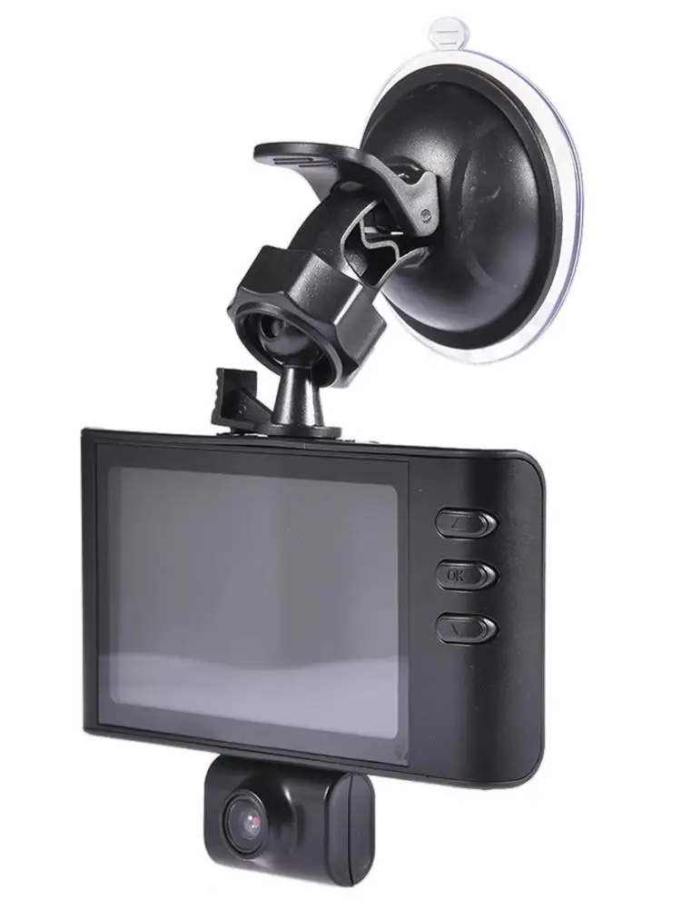 1080P видеорегистратор для вождения автомобиля DVR Dashboard Многоязычная камера Full HD с 3,2 дюймовым сенсорным ЖК-дисплеем с углом обзора 170 градусов